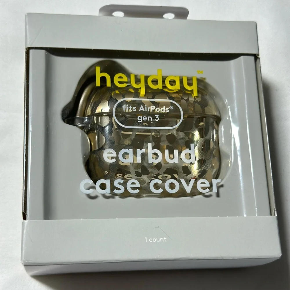 Apple AirPods 3rd Generation Silicone Case with Clip - Heyday Clear/Gold